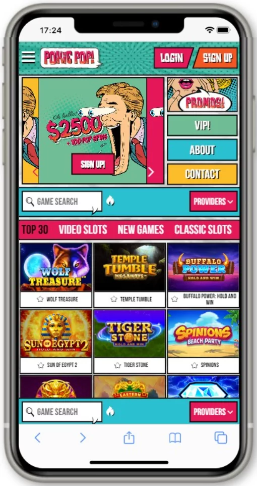 Pokie pop casino mobile for android and iOS