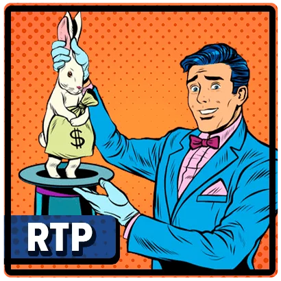 Magician pulls out a rabbit with money