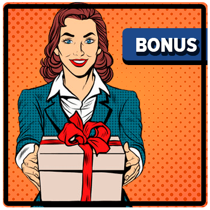 Girl gives bonuses at Pokie pop casino